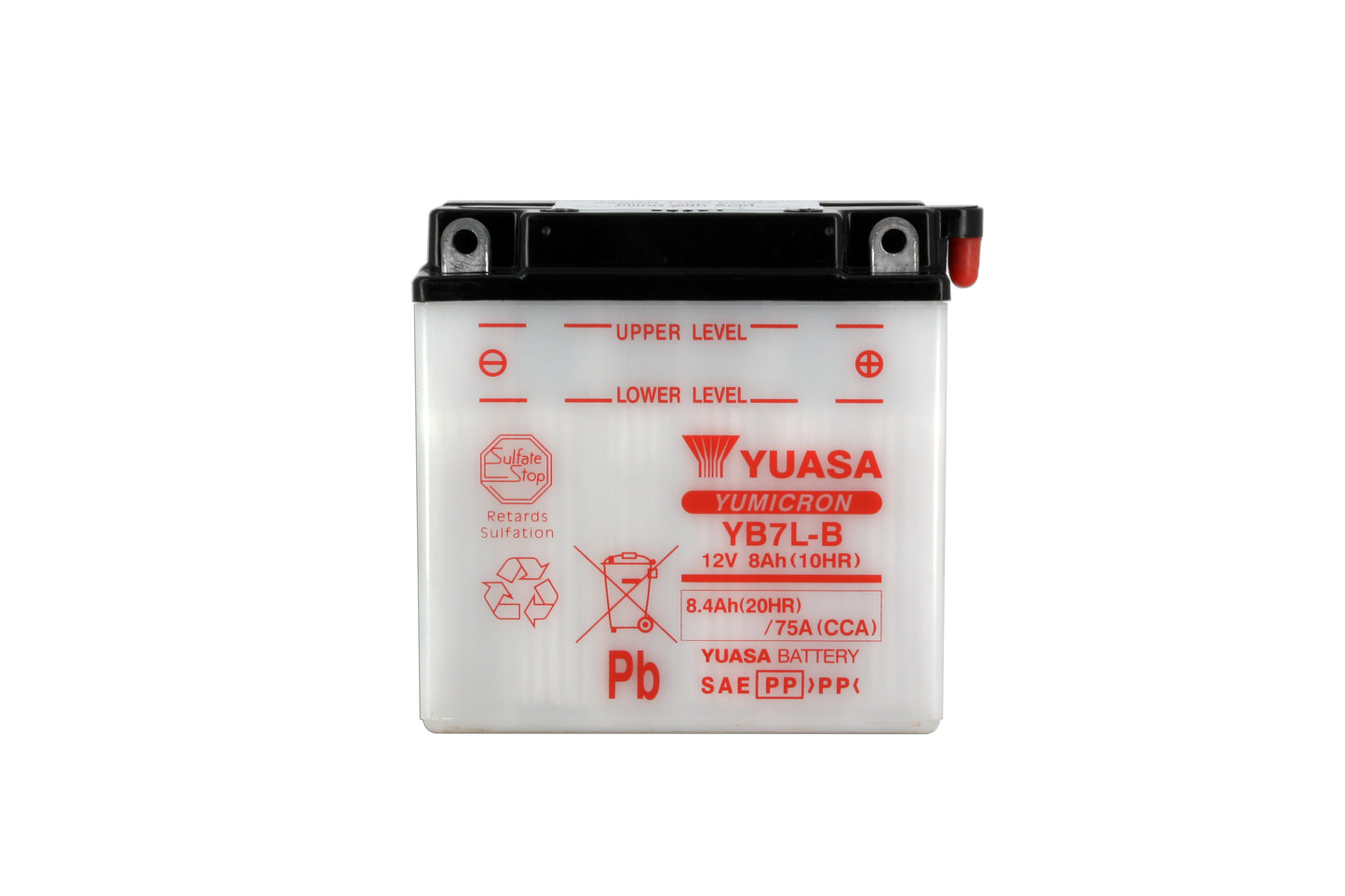 Batterie YB7L-B Conventionnelle Avec Entretien - Livrée Sans Acide