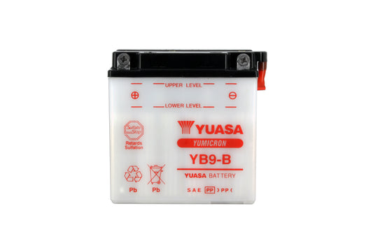 Batterie YB9-B Conventionnelle Avec Entretien - Livrée Sans Acide