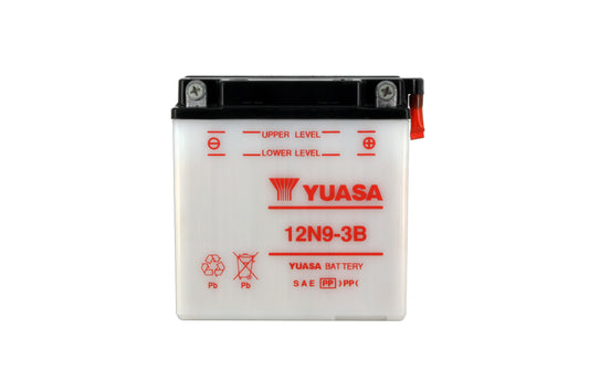 Batterie 12N9-3B Conventionnelle Avec Entretien - Livrée Sans Acide