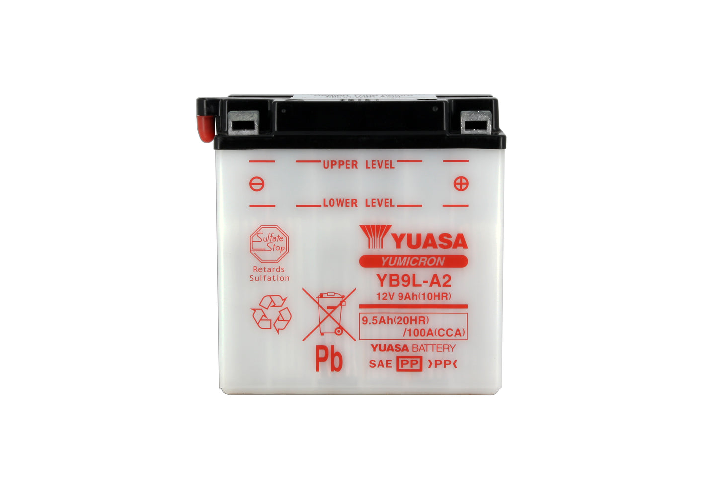 Batterie YB9L-A2 Conventionnelle Avec Entretien - Livrée Sans Acide