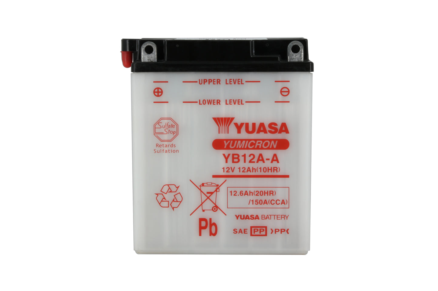Batterie YB12A-A Conventionnelle Avec Entretien - Livrée Sans Acide