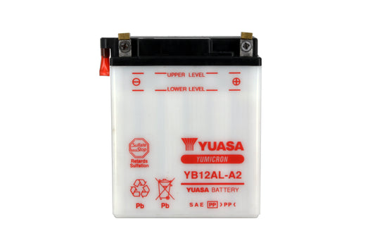 Batterie YB12AL-A2 Conventionnelle Avec Entretien - Livrée Sans Acide