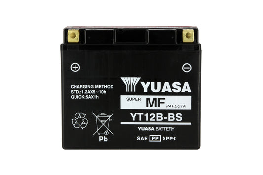Batterie YT12B-BS AGM - Sans Entretien - Livrée Avec Pack Acide