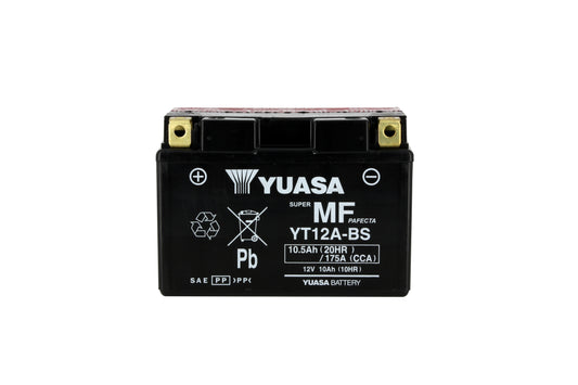 Batterie YT12A-BS AGM - Sans Entretien - Livrée Avec Pack Acide