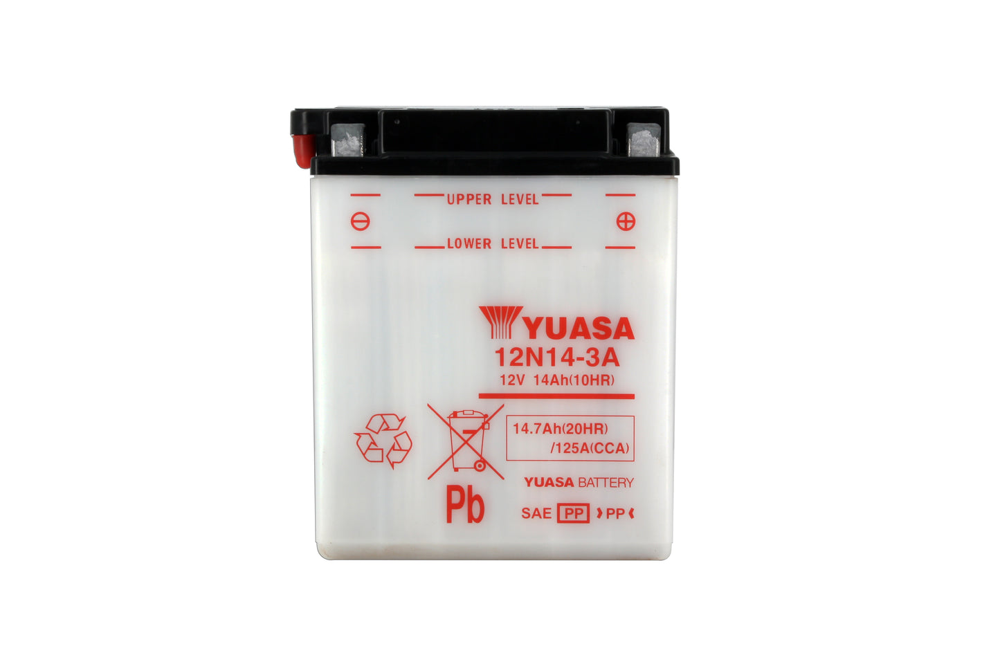 Batterie 12N14-3A Conventionnelle Avec Entretien - Livrée Sans Acide