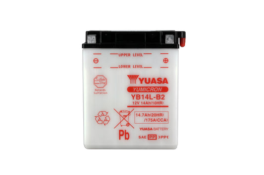 Batterie YB14L-B2 Conventionnelle Avec Entretien - Livrée Sans Acide