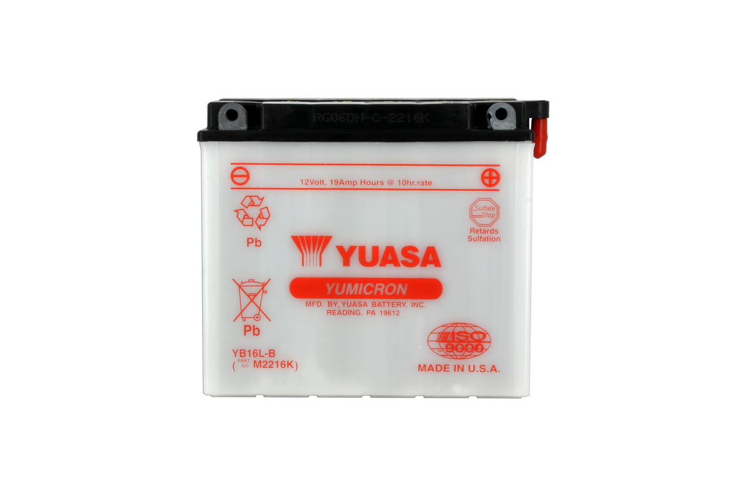 Batterie YB16L-B Conventionnelle Avec Entretien - Livrée Sans Acide