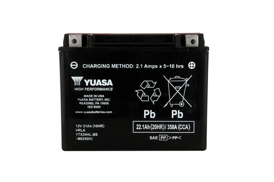 Batterie YTX24HL-BS AGM - Sans Entretien - Livrée Avec Pack Acide
