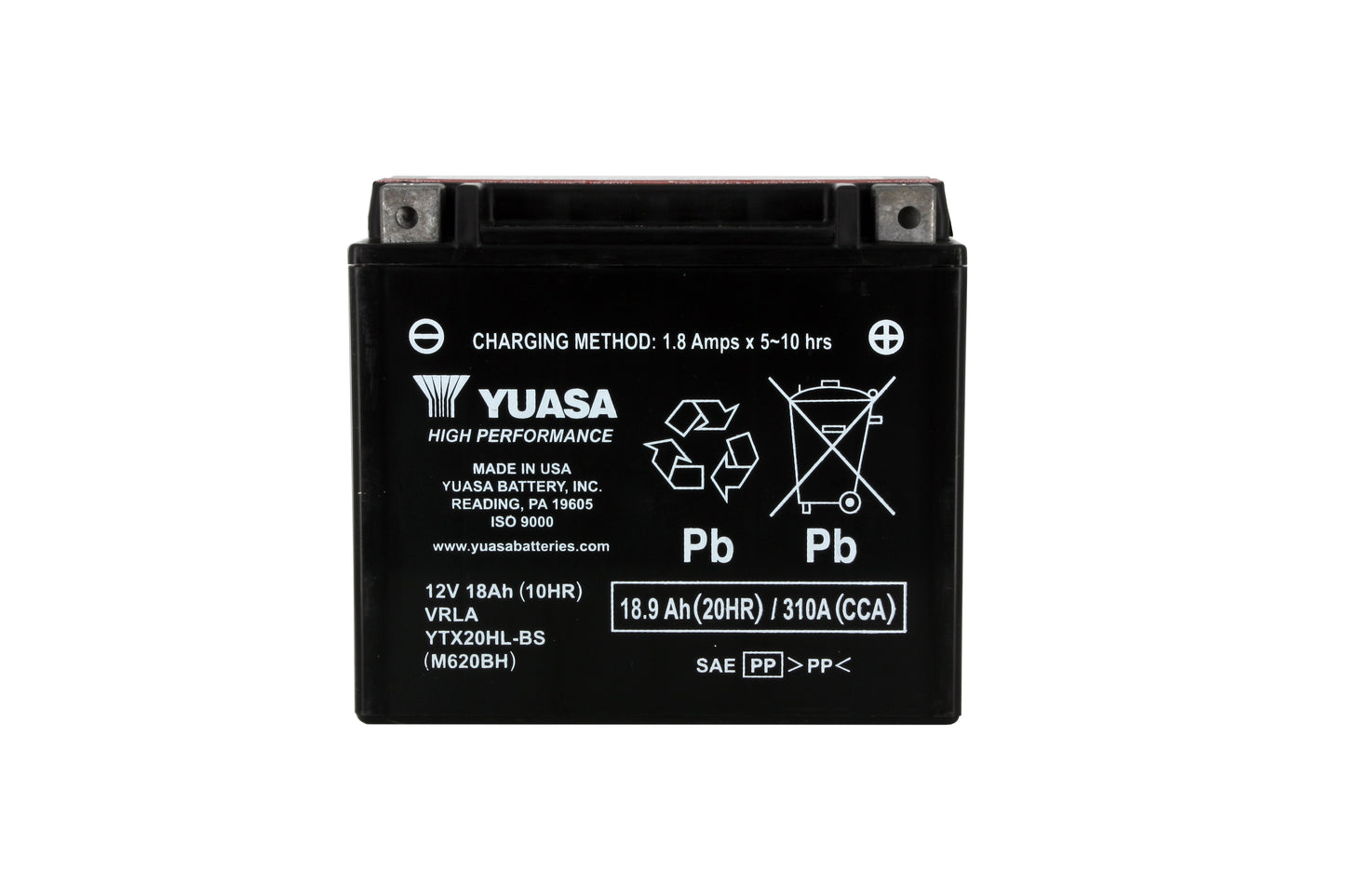 Batterie YTX20HL-BS AGM - Sans Entretien - Livrée Avec Pack Acide