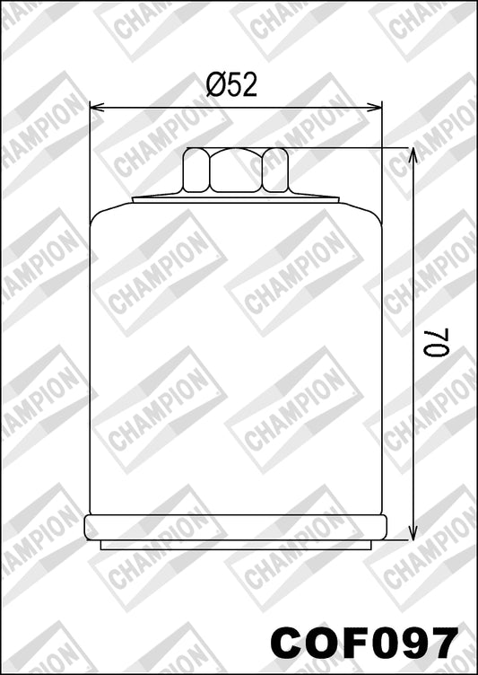 Filtre à Huile Adaptable PGO Scooter- Similaire HF197