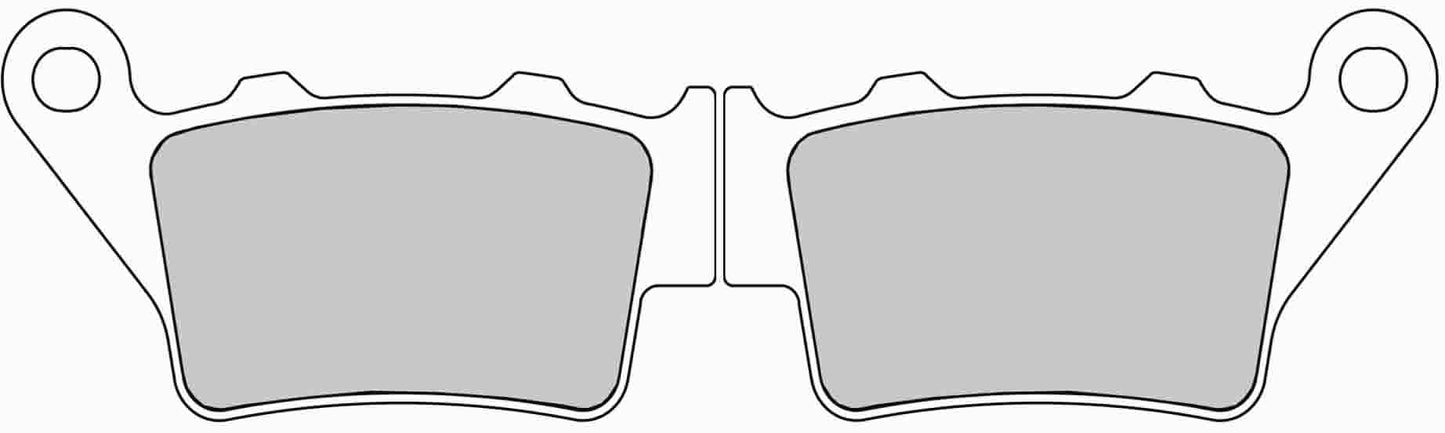 Plaquette de frein Semi-Métal Platinum Route/Off Road - R90