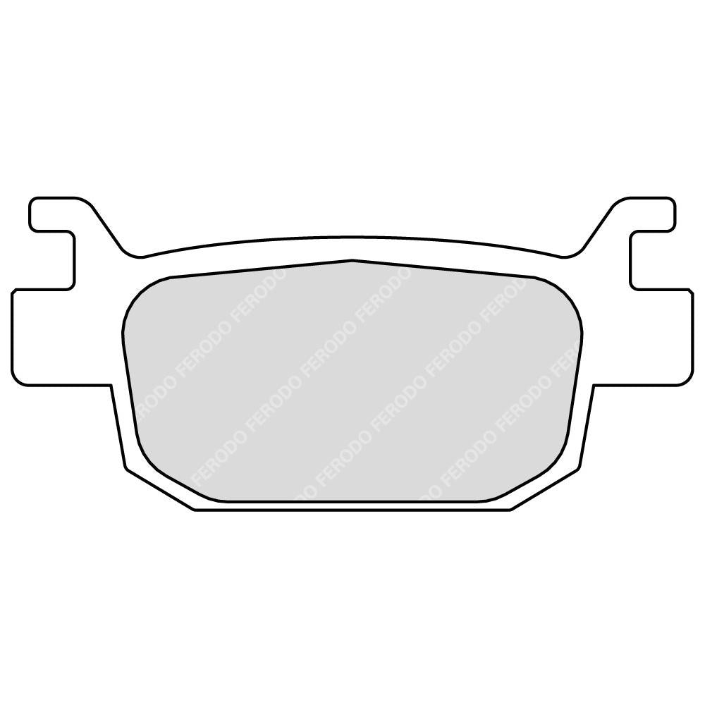 Plaquette Ferodo Métal Fritté