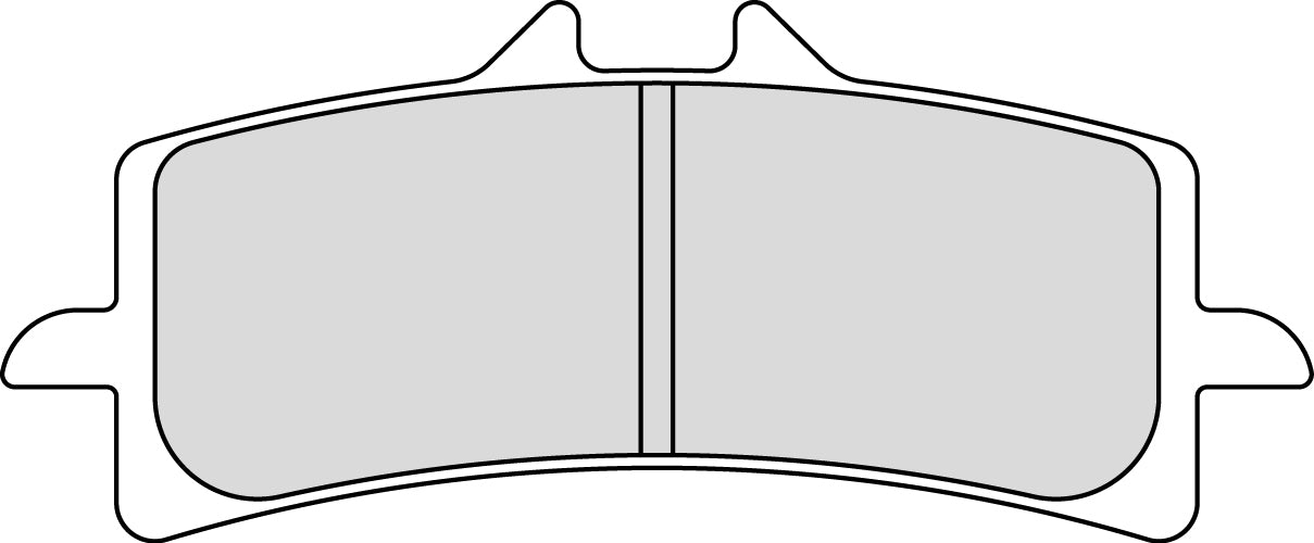 Plaquette de frein Métal Fritté Sinter Grip Road - R90 pour etrier BREMBO Evo M50