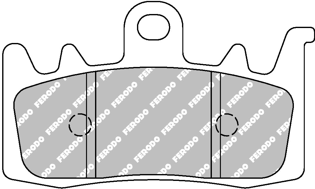 Plaquette de frein Semi-Métal Eco-Friction Route - R90 pour etrier BREMBO M4.32