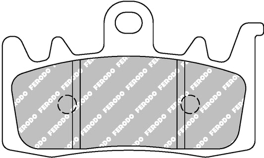 Plaquette de frein Semi-Métal Eco-Friction Route - R90 pour etrier BREMBO M4.32