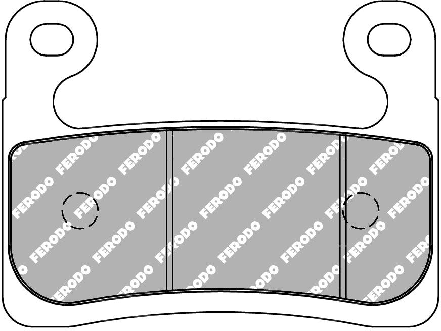 Plaquette de frein  FERODO Métal Fritté Sinter Grip Road - R90 - Etrier HAYES