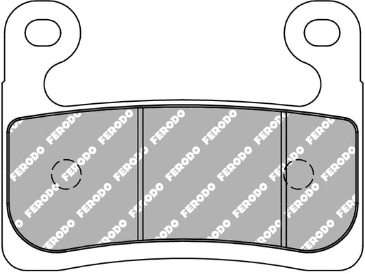 Plaquette de frein  FERODO Métal Fritté Sinter Grip Road - R90 - Etrier HAYES