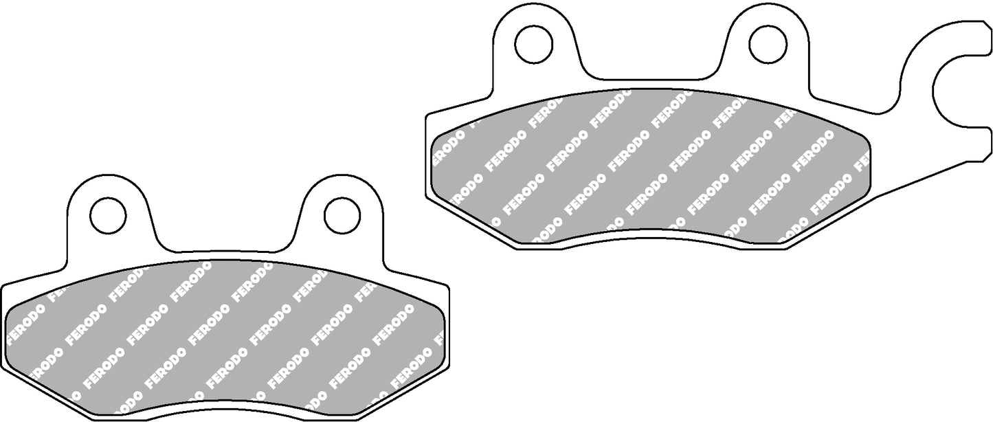 Plaquette de Frein Métal Fritté Sinter Grip Maxi Scooter - R90