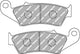 Plaquette de frein Métal Fritté Sinter Grip Off Road - R90