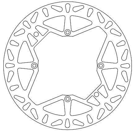 Disque de Frein Fixe HUSQVARNA - Homologué TÜV