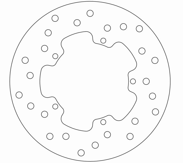 Disque de Frein Fixe PIAGGIO ET4 - Homologué TÜV
