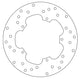 Disque de Frein Fixe GILERA - Homologué TÜV
