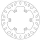 Disque de Frein Fixe Gilera - Homologué TÜV
