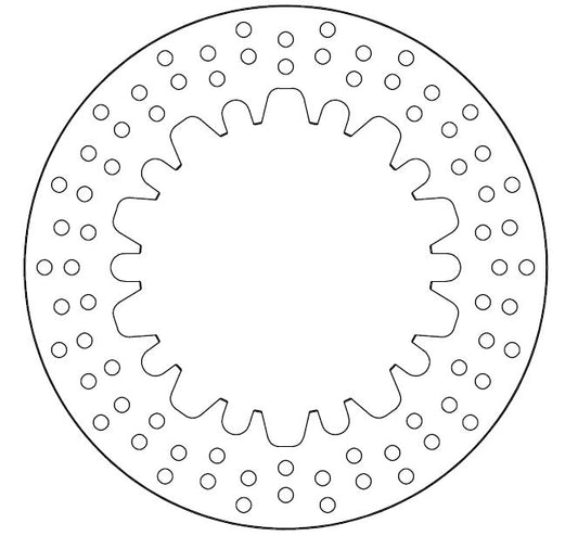 Disque de frein fixe pour BMW série R - HOMOLOGUE TÜV - Ø260x158x145 NbTrou10xØ13.8