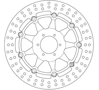 compare product Disque de Frein Flottant HONDA - Homologué TÜV