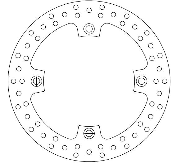 Disque de Frein Fixe KAWASAKI - Homologué TÜV