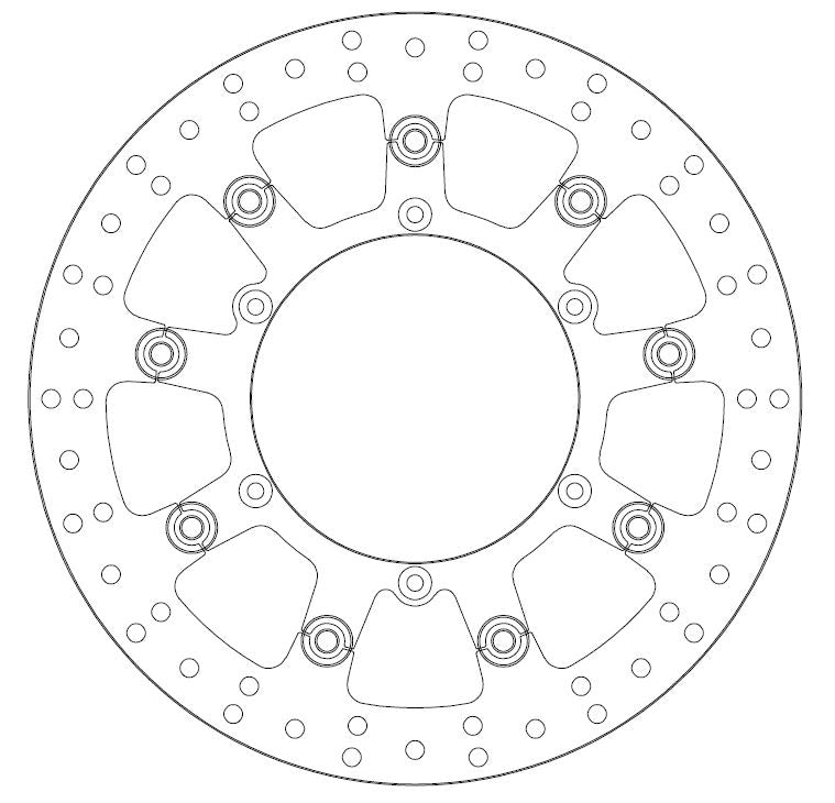 Disque de Frein Flottant KTM - Homologué TÜV