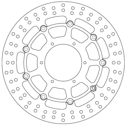 Disque de Frein Flottant HONDA - Homologué TÜV