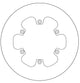 Disque de Frein Beta Ø240x125x110 NbTrou6xØ6.5 NON PERCE