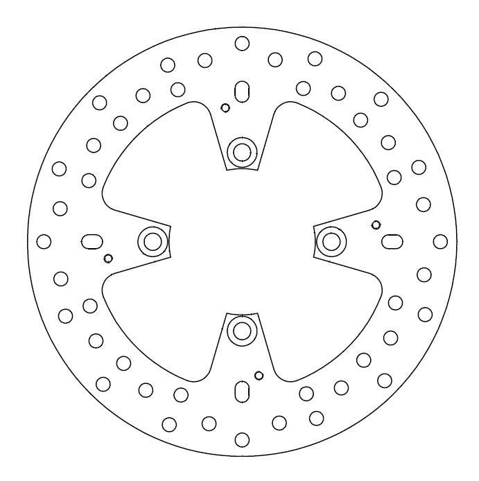 Disque de Frein Fixe DUCATI - Homologué TÜV