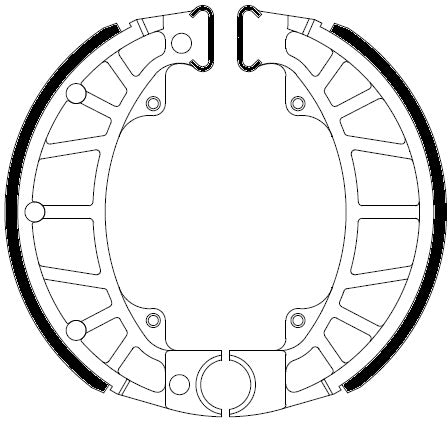 Machoire de frein FERODO Standard Route
