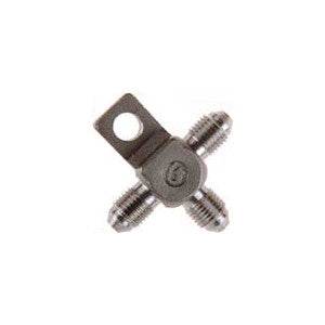 Té Inox à Sertir 10x1.00 Avec Patte de Fixation