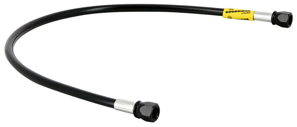 Durite 750mm - Raccords Pré Sertis Gaine Noire Raccords Noirs