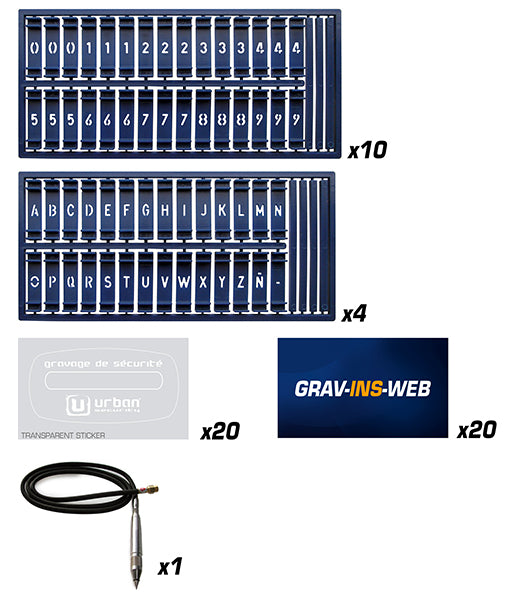 SRA - Kit complet de gravage - Bien lire le descriptif ci-dessous