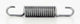 Ressort d'échappement Ø10mm - Longueur: 62mm - 1 paquet (10 pcs)