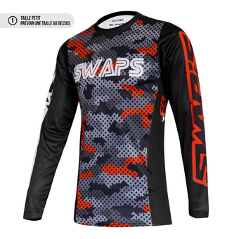 compare product Swaps - Maillot Cross CAMO Rouge - Enfant
