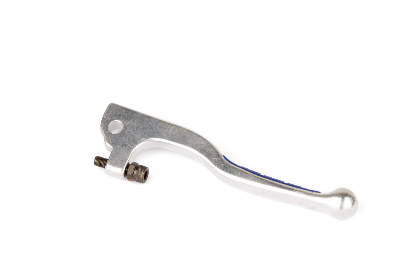 Levier de frein droit pour YAMAHA chromé grip couleur bleu