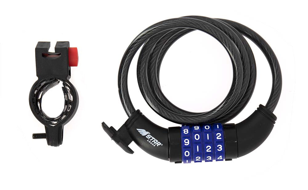 Antivol vélo câble à code