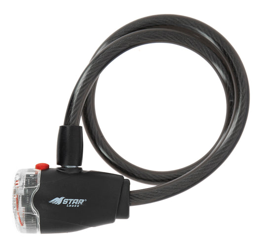 Antivol vélo câble à LED