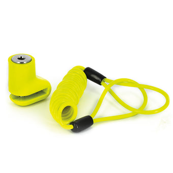 compare product Antivol Bloque Disque Scooter + Cordon Livré avec 2 Clefs