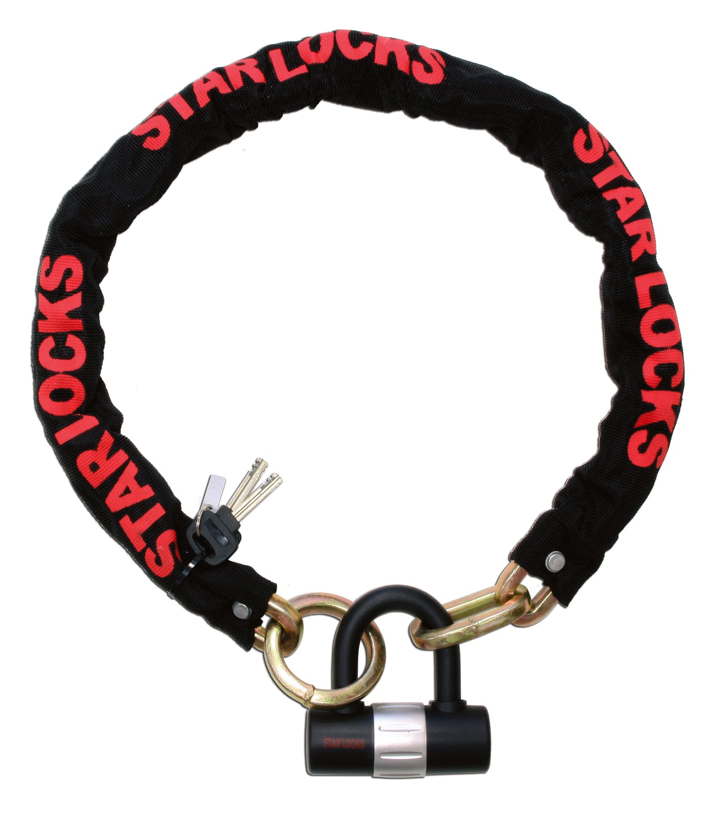 Antivol Chaine + Cadenas Ø10mm x 10mm x 1m