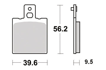 Plaquettes de frein - Semi-métal R90