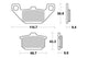 Plaquettes de frein Sifam Métal Fritté haute performance norme KBA/ABE