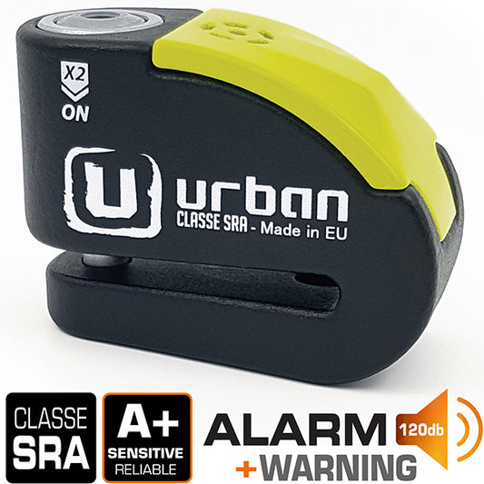 Antivol SRA - Bloque Disque Noir et jaune ø10 mm - Hi-Tech Alarme