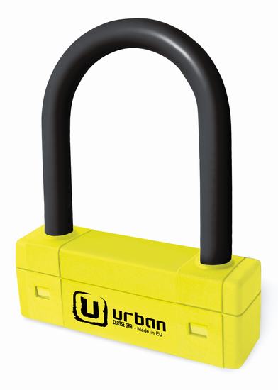 Antivol SRA - U - UR85 - ø18 - 85*120 Homologation Noir & Jaune