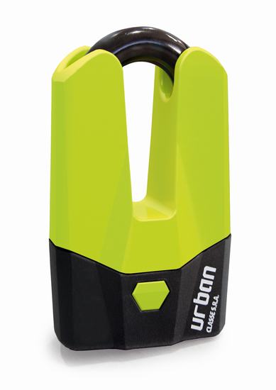 Antivol SRA - Bloque Disque Mini U Ø15 Jaune Homologation